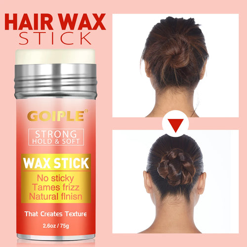 GOIPLE Wig Hair Wax Stick Smoothing and Taming Hairlines Gel Quick-Drying Wigs Adhesive Edge Control Wax with Styling Accessory